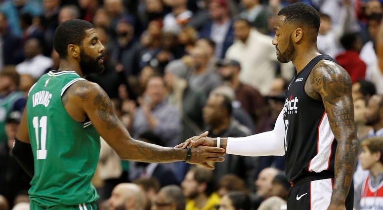 Kyrie Irving and John Wall Kyrie Irving and John Wall